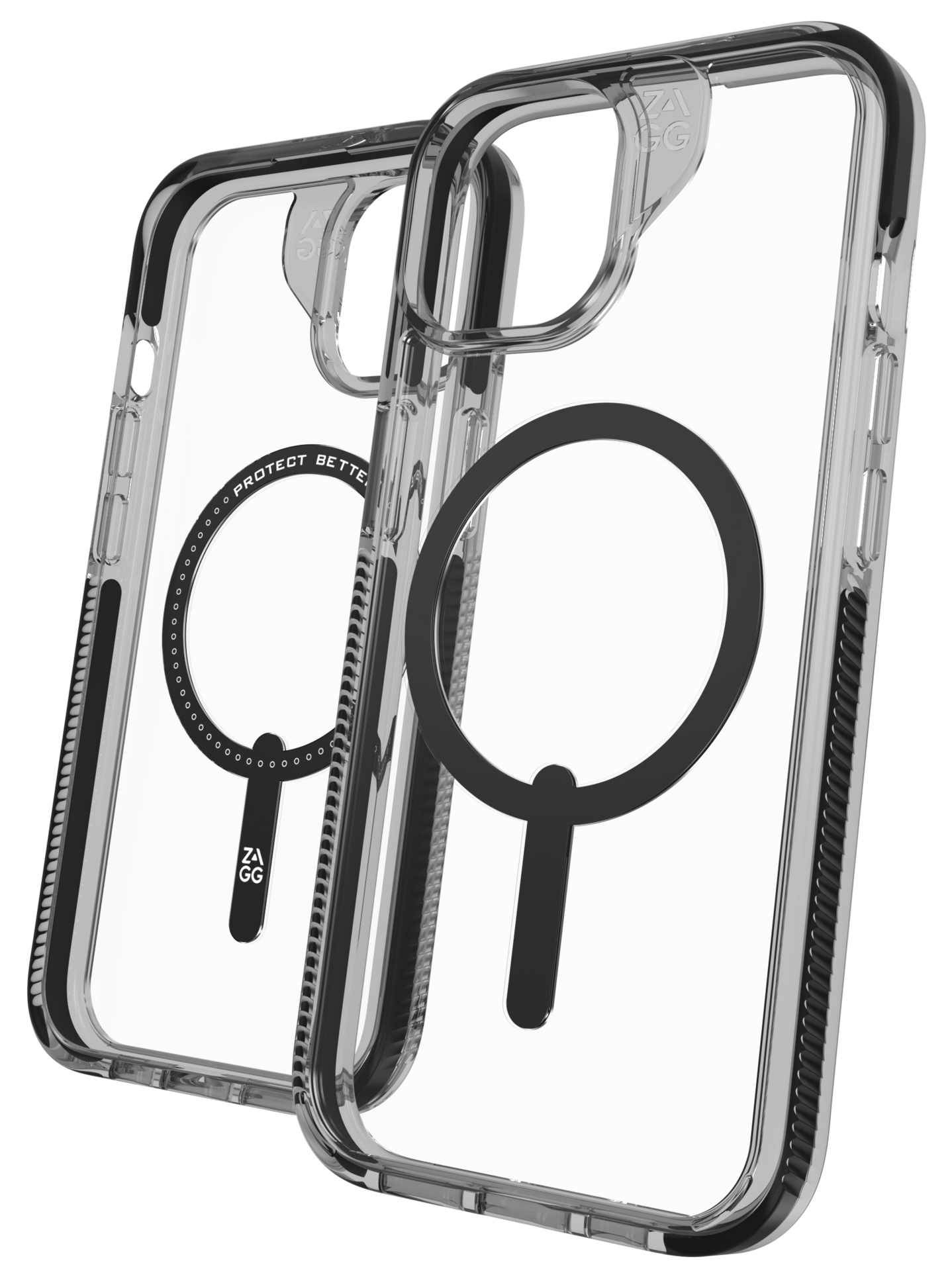 ZAGG Santa Cruz MagSafe iPhone 15 hoesje zwart