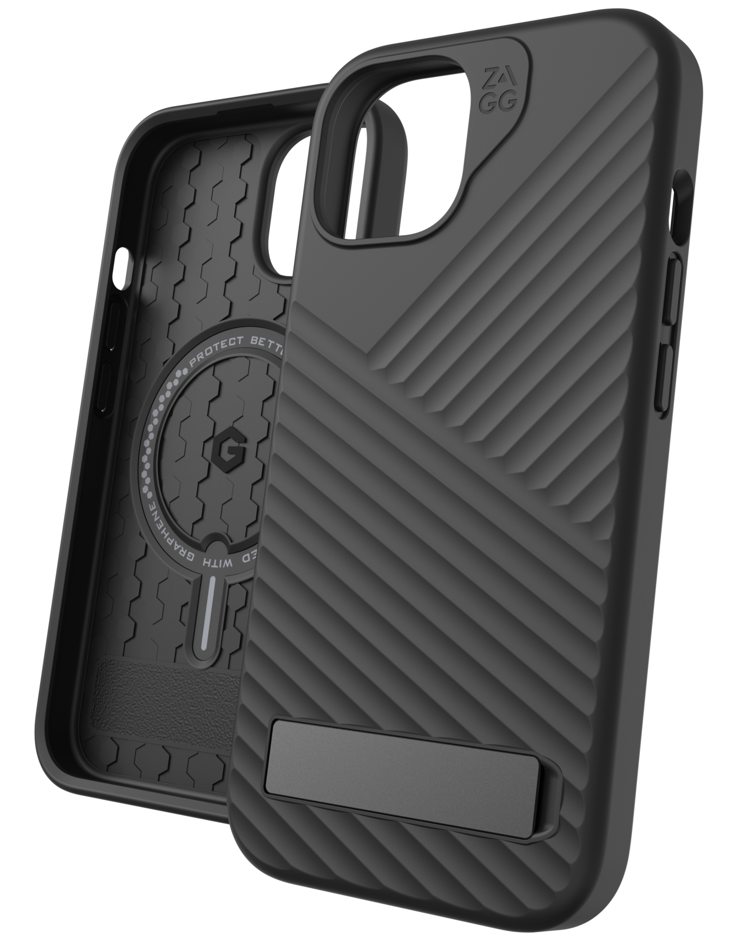 ZAGG Denali MagSafe iPhone 15 Plus hoesje zwart