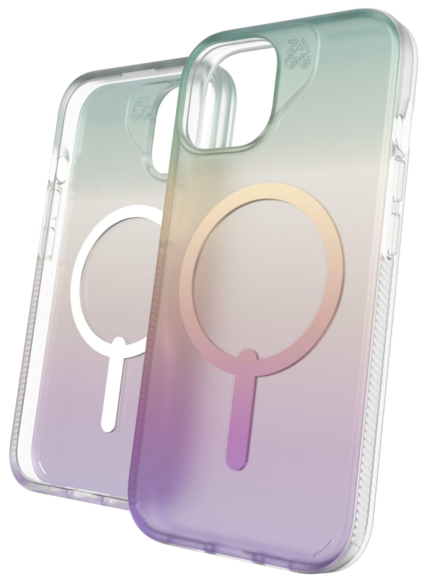 ZAGG Milan Snap MagSafe iPhone 15 Plus hoesje Iridescent