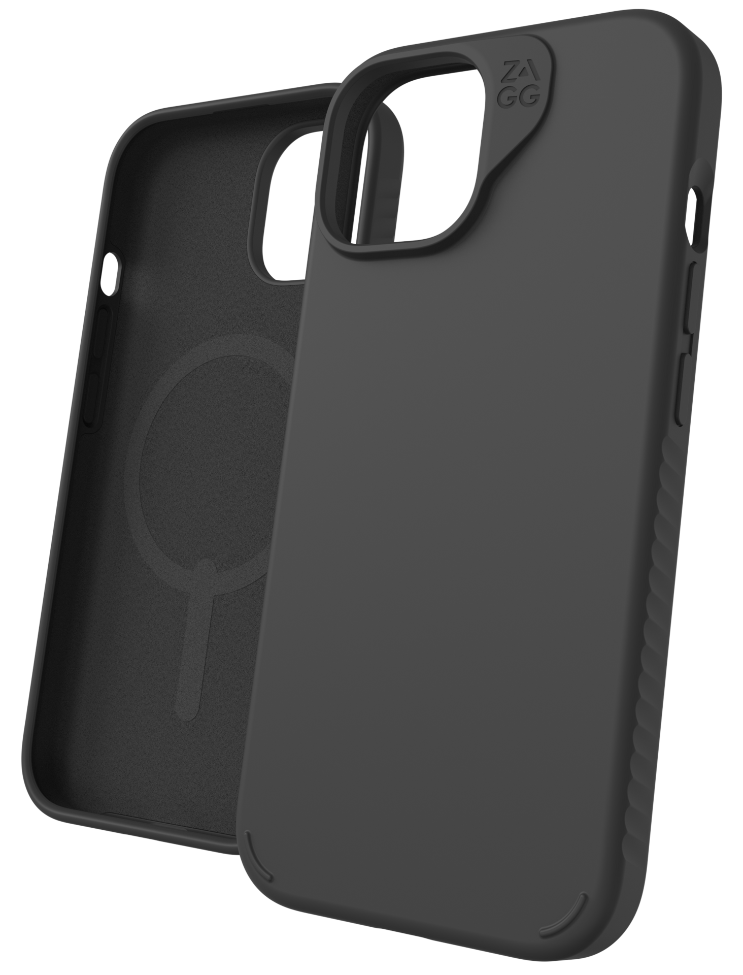 ZAGG Manhattan Snap MagSafe iPhone 15 Plus hoesje zwart