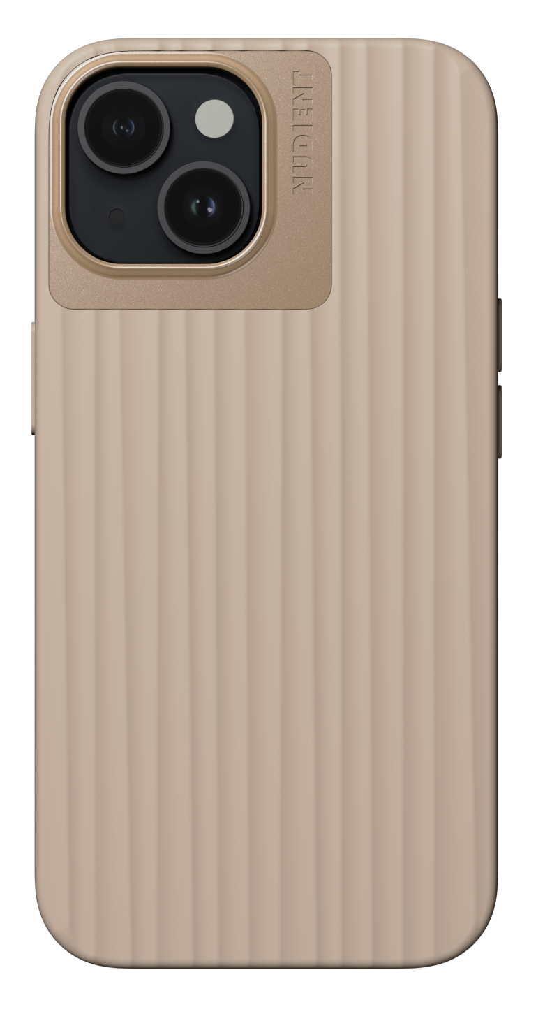 Nudient Bold Case iPhone 15 hoesje beige