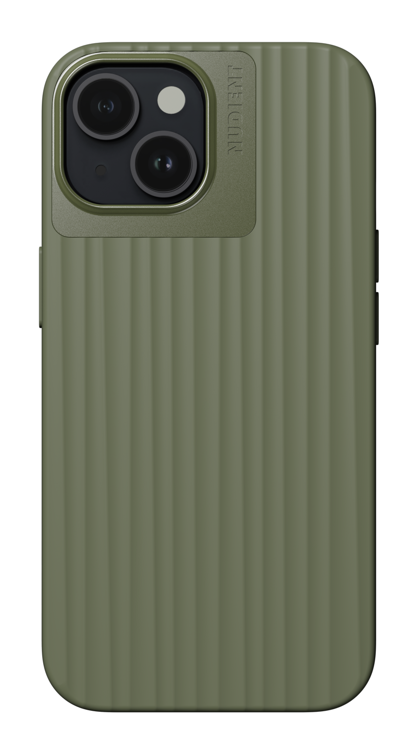 Nudient Bold Case iPhone 15 hoesje groen