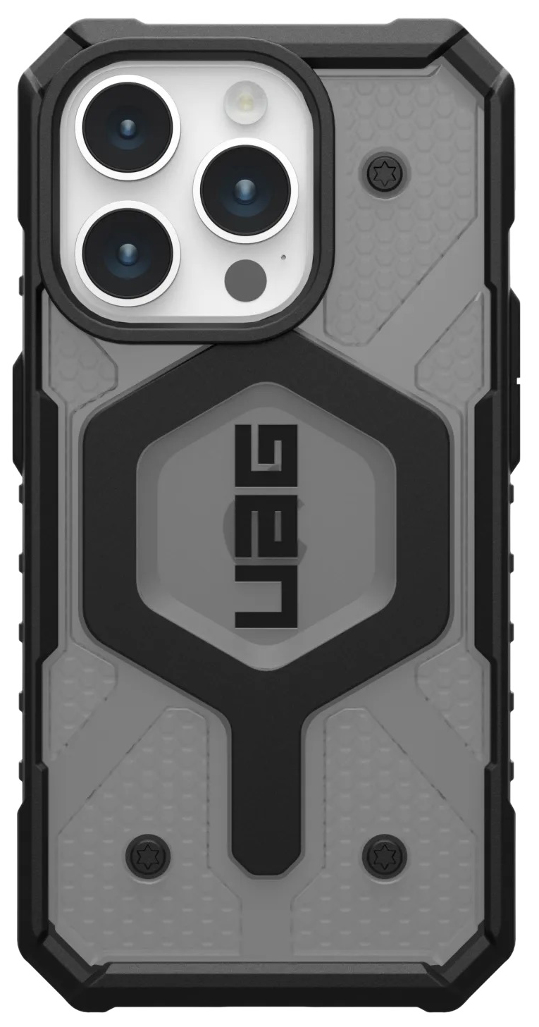 UAG Pathfinder MagSafe iPhone 15 Pro hoesje ash