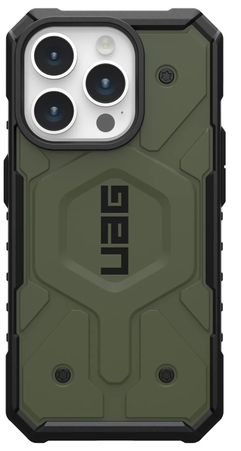 UAG Pathfinder MagSafe iPhone 15 Pro Max hoesje groen