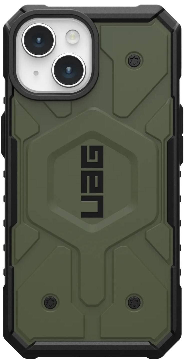 UAG Pathfinder MagSafe iPhone 15 Plus hoesje groen