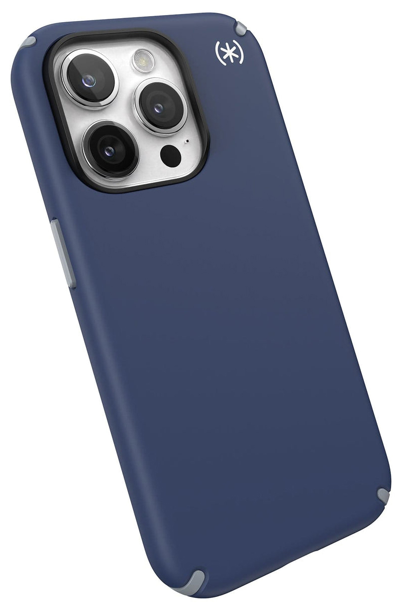 Speck Presidio 2 Pro MagSafe iPhone 15 Pro hoesje blauw