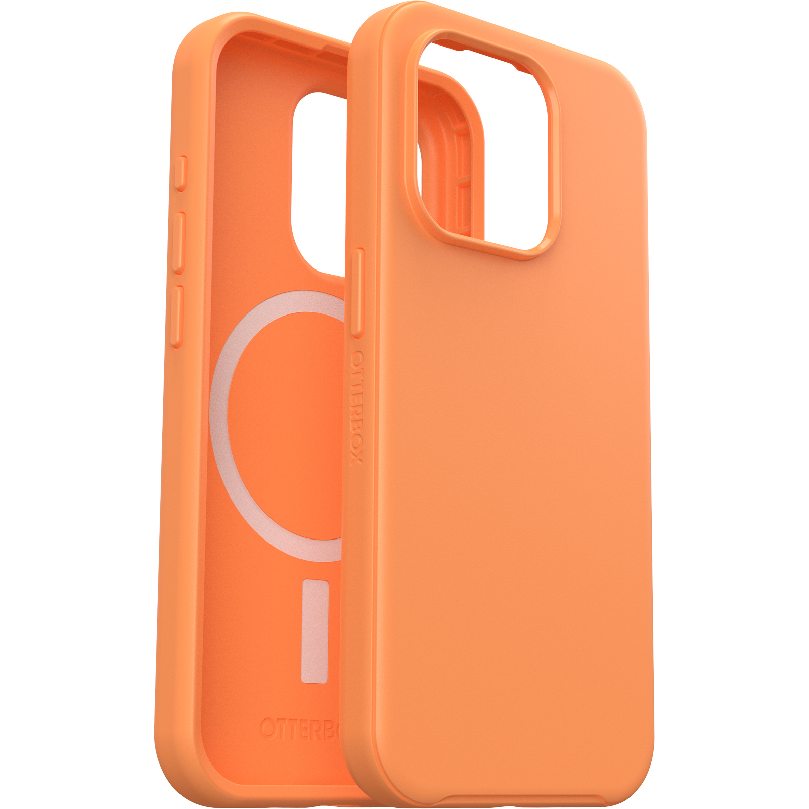 Otterbox Symmetry MagSafe iPhone 15 Pro hoesje oranje