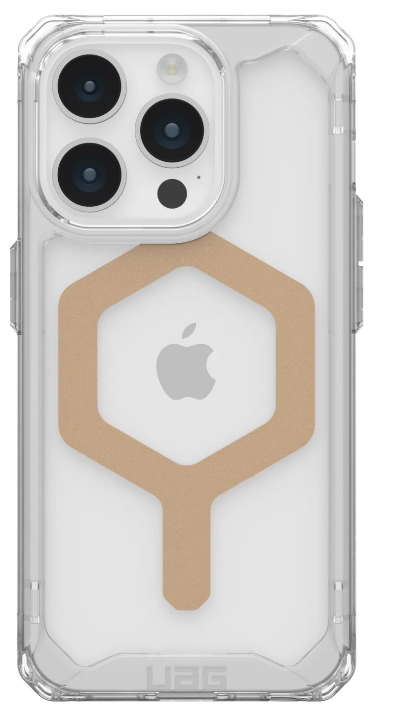 UAG Plyo MagSafe iPhone 15 Pro hoesje goud