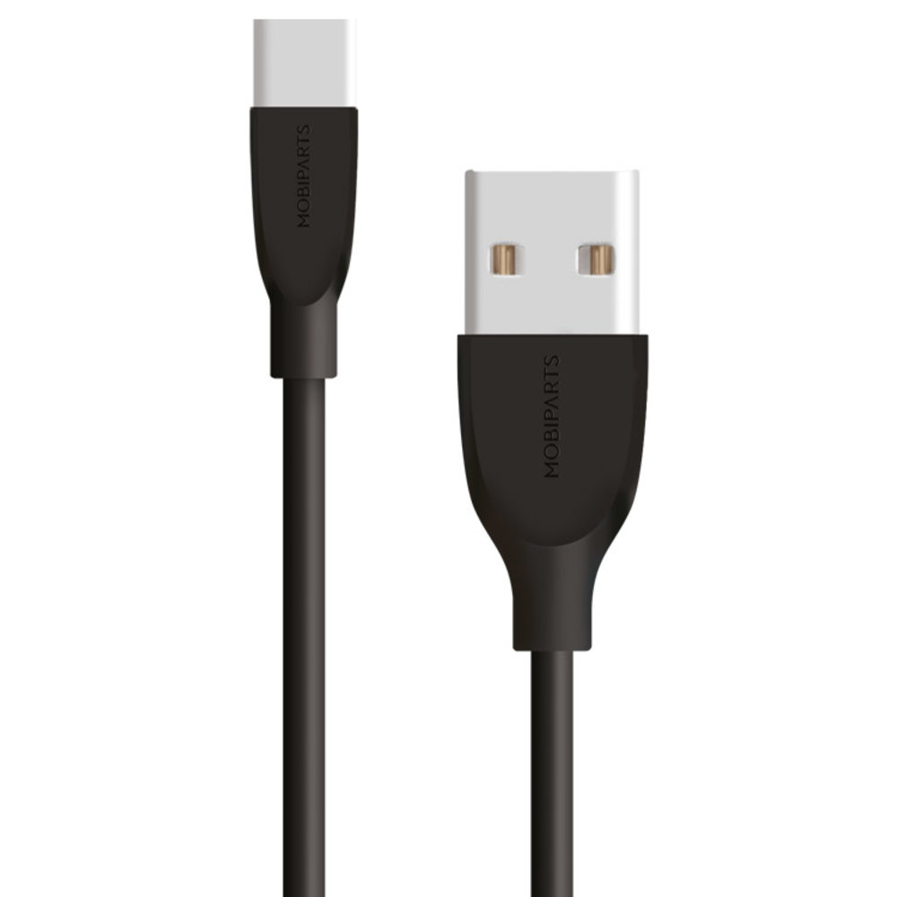 Mobiparts USB-C naar USB-A kabel 2 meter zwart