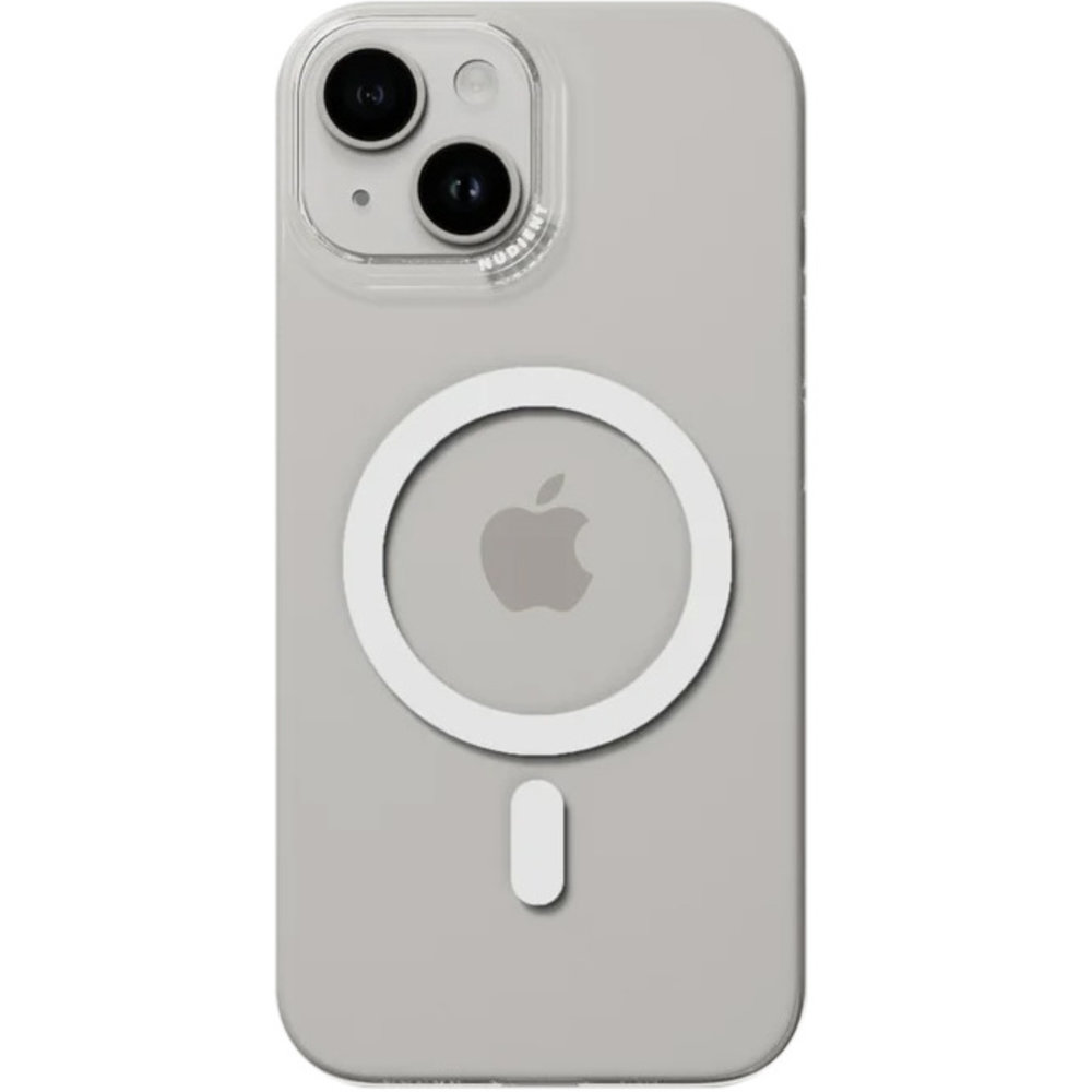 Nudient Thin MagSafe Case iPhone 15 hoesje transparant
