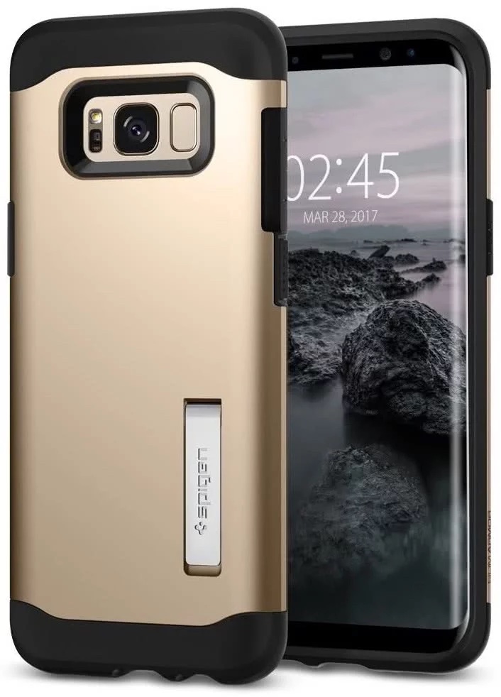 Spigen Slim Armor Galaxy S8 Plus hoesje Goud