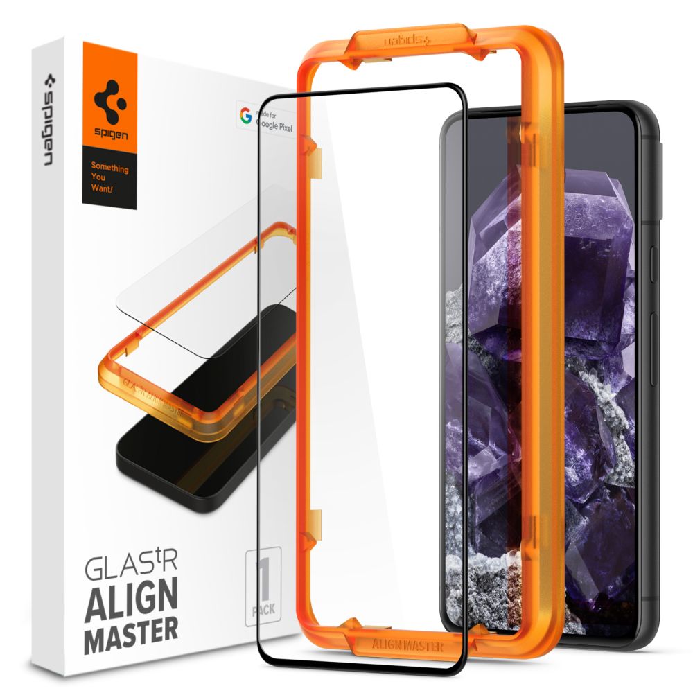 Spigen ALM Glass Pixel 8 glazen screenprotector