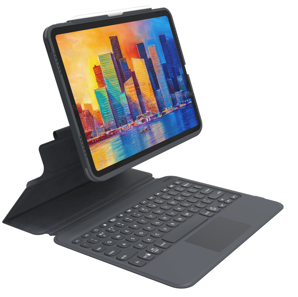 De ZAGG Pro Keys iPad Pro 12,9 Keyboard hoes is een sterke keyboard-case voor je iPad Pro met trackpad.
