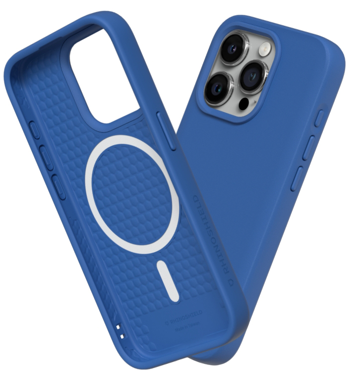 RhinoShield SolidSuit iPhone 15 Pro hoesje cobalt