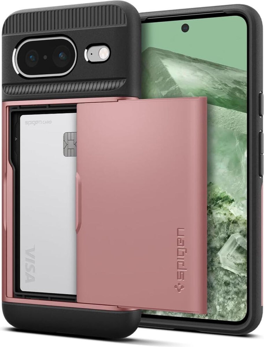 Spigen Slim Armor CS Pixel 8 hoesje rose