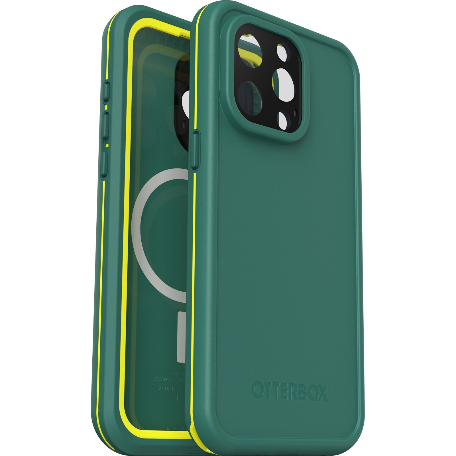 Otterbox Fre iPhone 15 Pro Max waterdichte hoesje groen