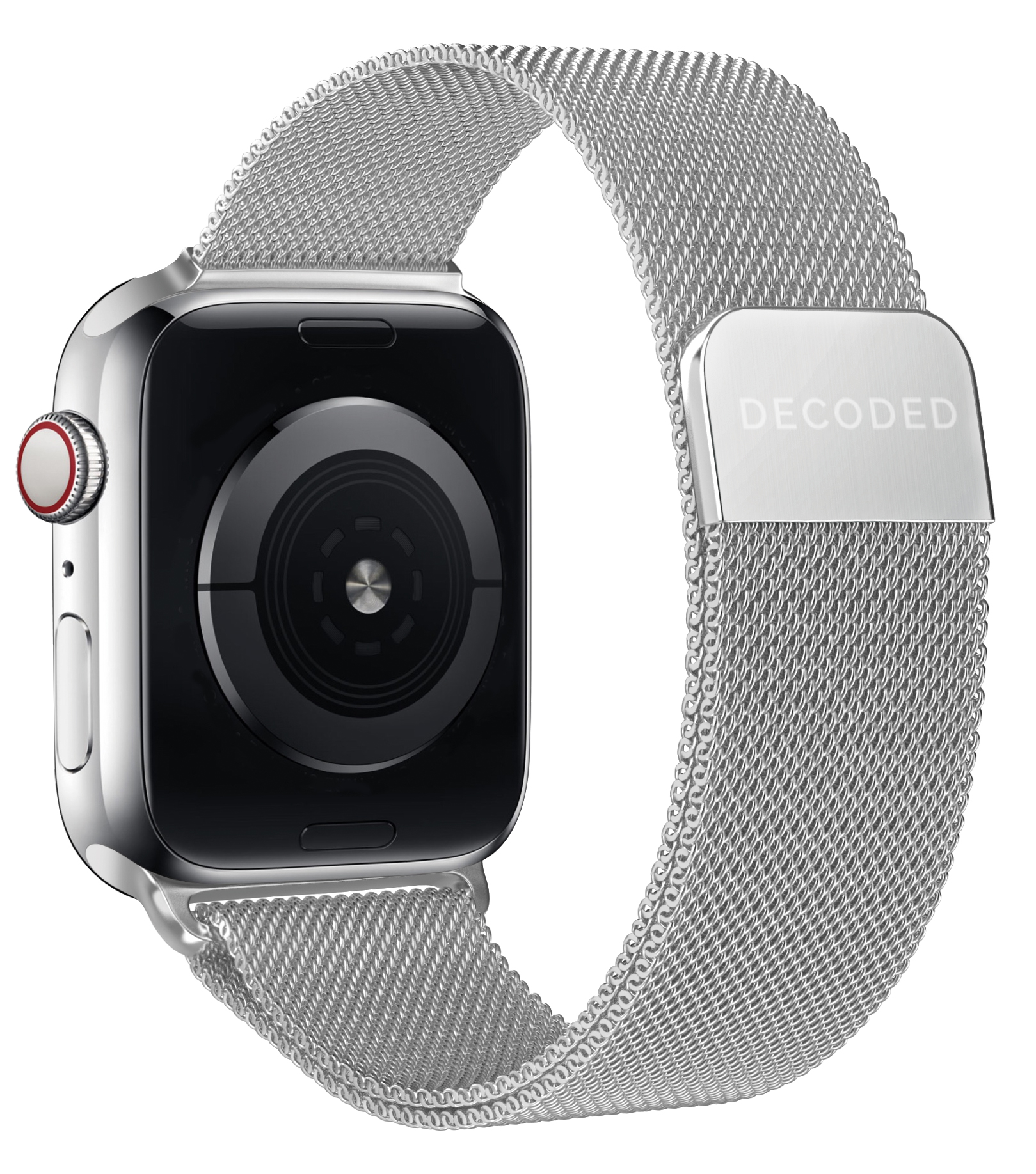 Decoded Milan Traction Apple Watch 41 / 40 mm bandje titanium