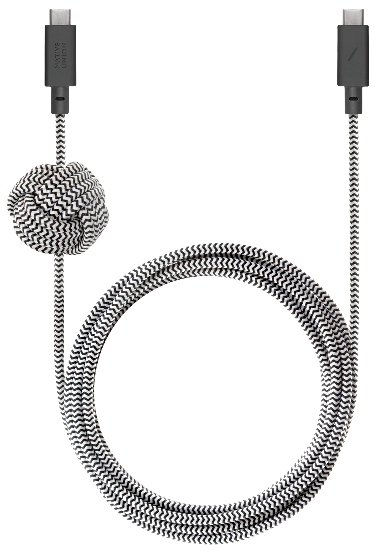 Native Union Anchor 240 watt USB-C naar USB-C 3 meter kabel zebra