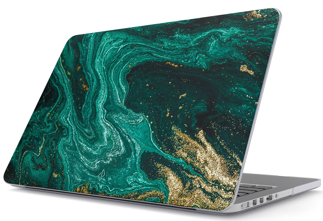 Burga MacBook Air 13,6 inch hardshell emerald pool