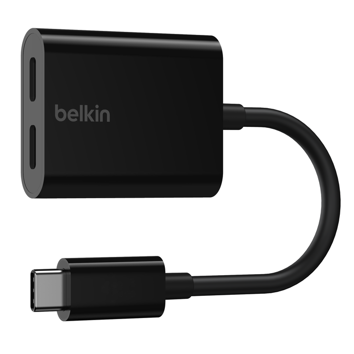 Belkin RockStar USB-C audio en oplaad adapter