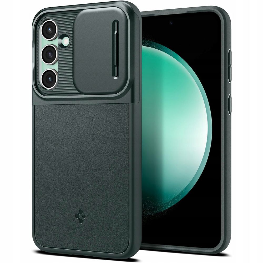 Spigen Optik Armor Galaxy S23 FE hoesje groen