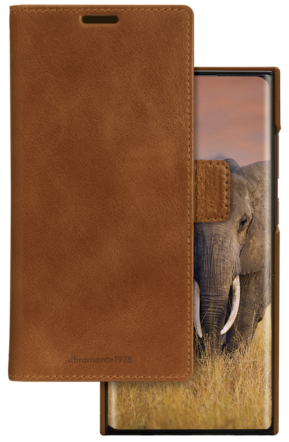 dbramante1928 leren Lynge Galaxy S24 Ultra 2 in 1 wallet hoesje tan