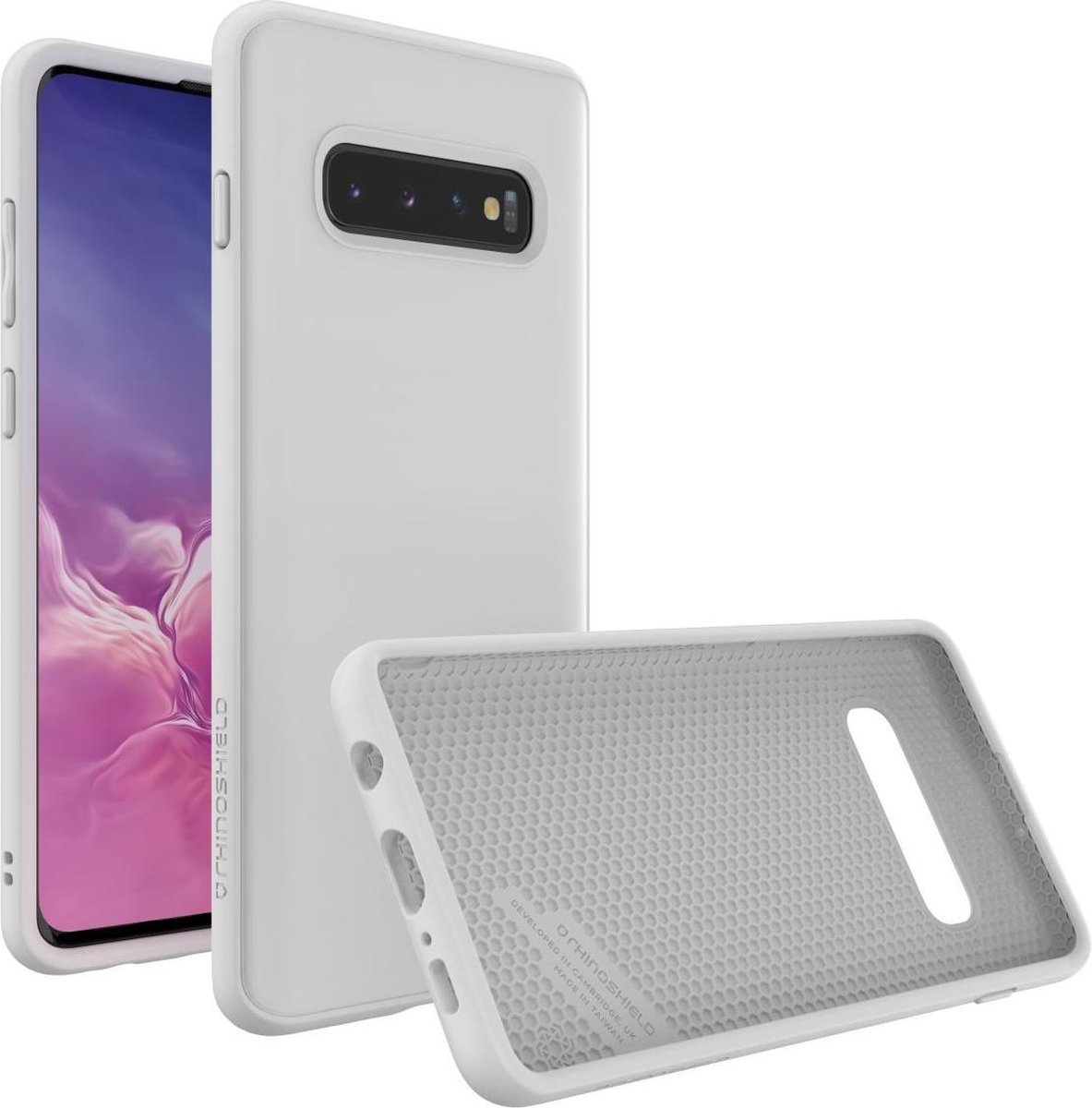 RhinoShield SolidSuit Galaxy S10 Plus hoesje Wit 