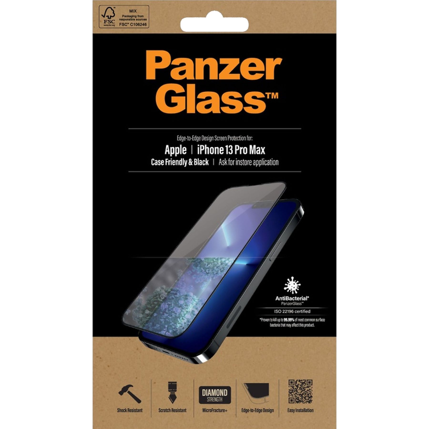 PanzerGlass Glazen iPhone 14 Plus / iPhone 13 Pro Max screenprotector