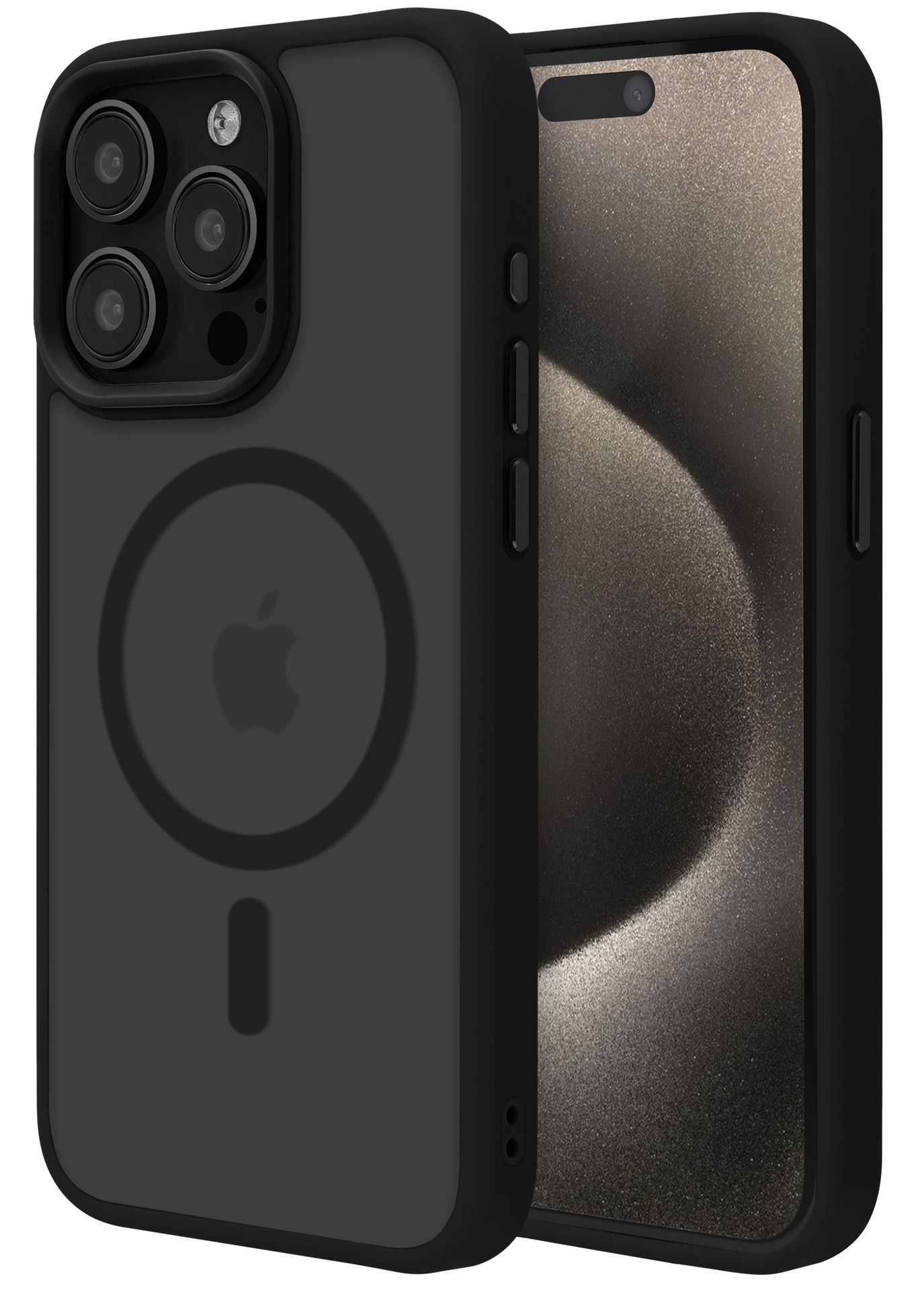 Musthavz Air Protect MagSafe iPhone 15 Pro hoesje zwart