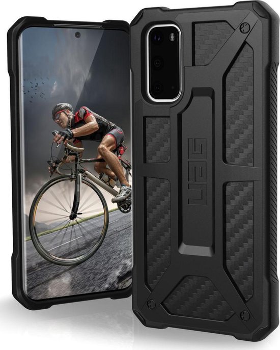 UAG Monarch Galaxy S20 hoesje Carbon