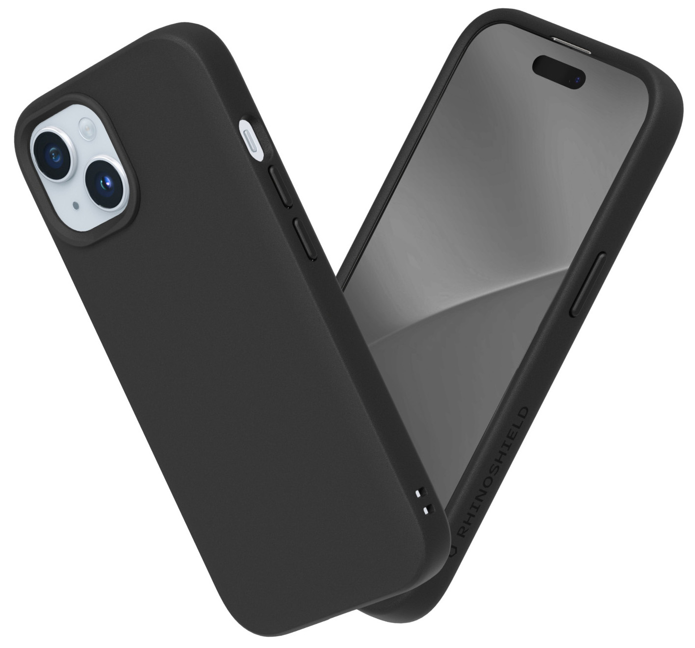 RhinoShield SolidSuit Classic iPhone 15 hoesje zwart