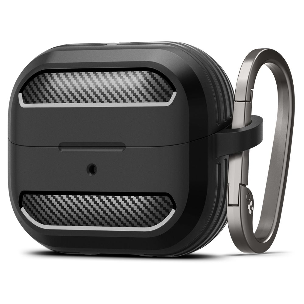 Spigen Rugged Armor Galaxy Buds 3 / Buds 3 Pro hoesje zwart