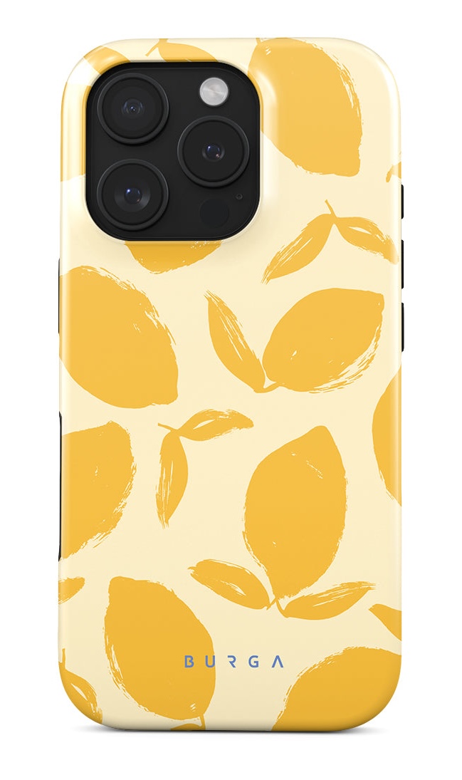 Burga Tough iPhone 16 Pro Max hoesje lemon tart
