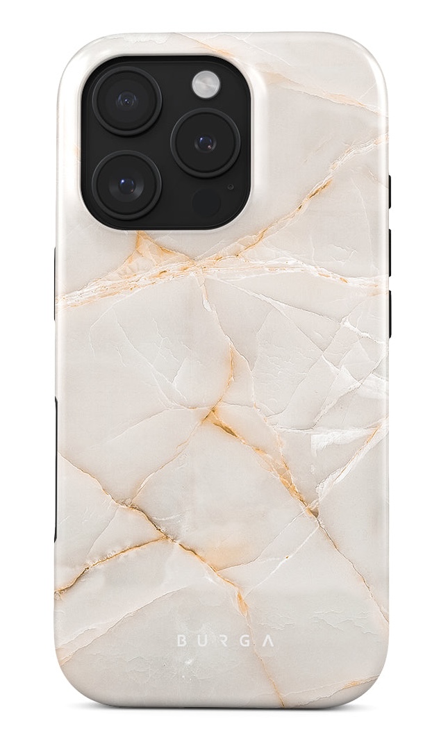 Burga Tough iPhone 16 Pro Max hoesje vanilla sand