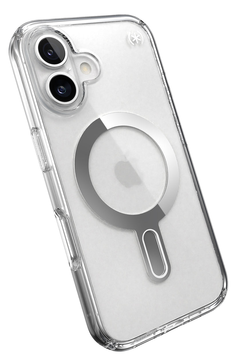 Speck Presidio Perfect Clear Clicklock iPhone 16 Plus hoesje transparant