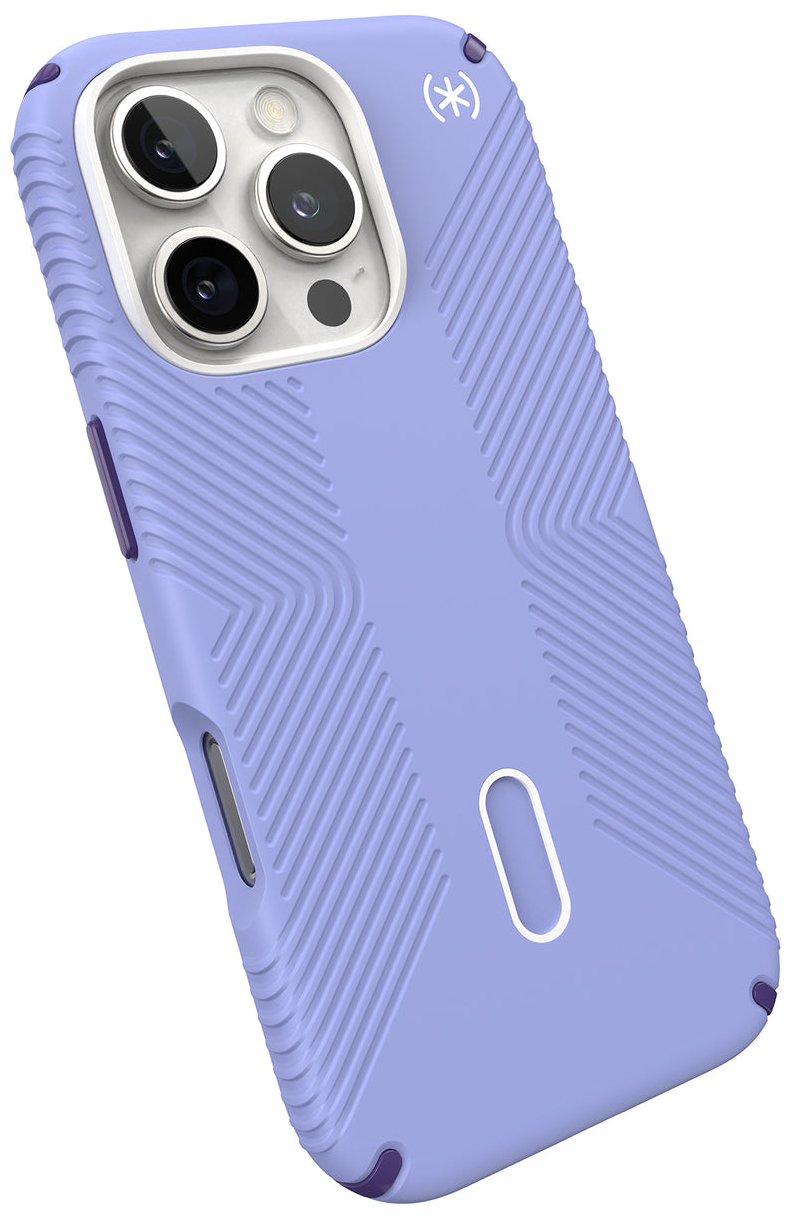 Speck Presidio 2 Grip Clicklock iPhone 16 Pro hoesje paars