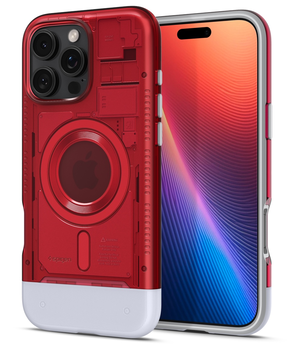Spigen Classic C1 iPhone 16 Pro Max hoesje rood
