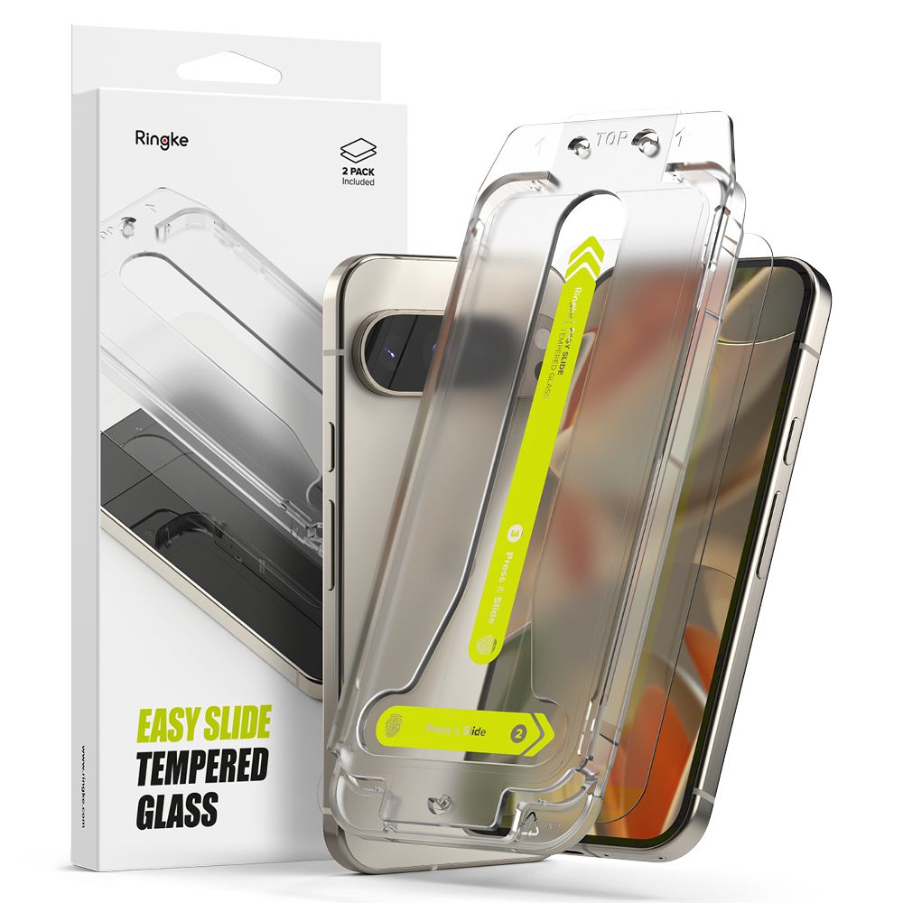 Ringke Pixel 9 Pro XL glazen screenprotector 2 pack