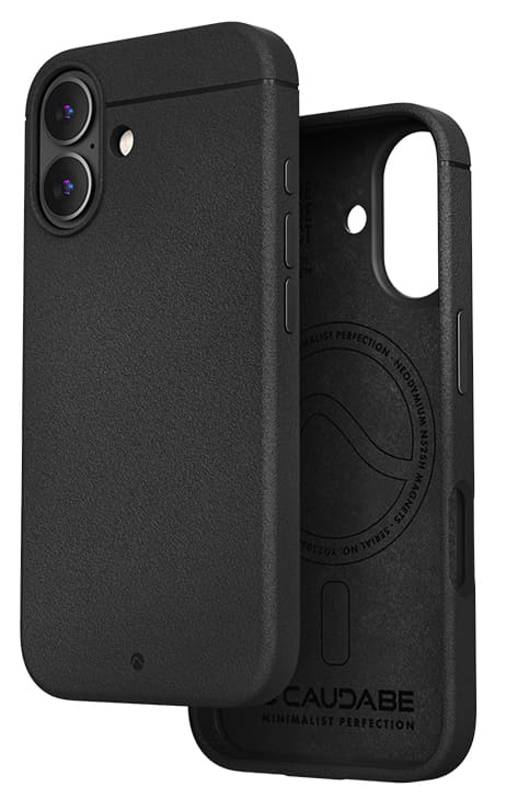 Caudabe Sheath iPhone 16 Plus hoesje zwart
