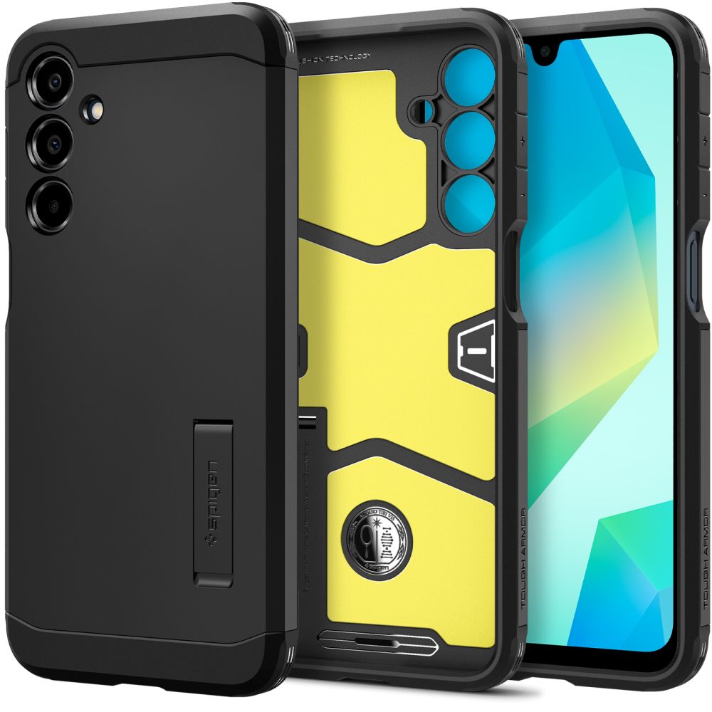 Spigen Tough Armor Galaxy A16 hoesje Zwart