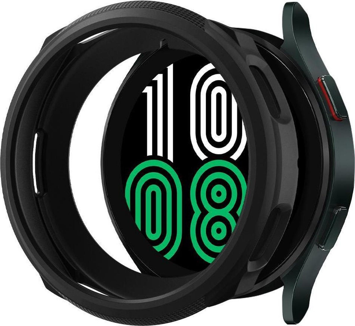 Spigen Liquid Air Galaxy Watch 4 44 mm hoesje Zwart