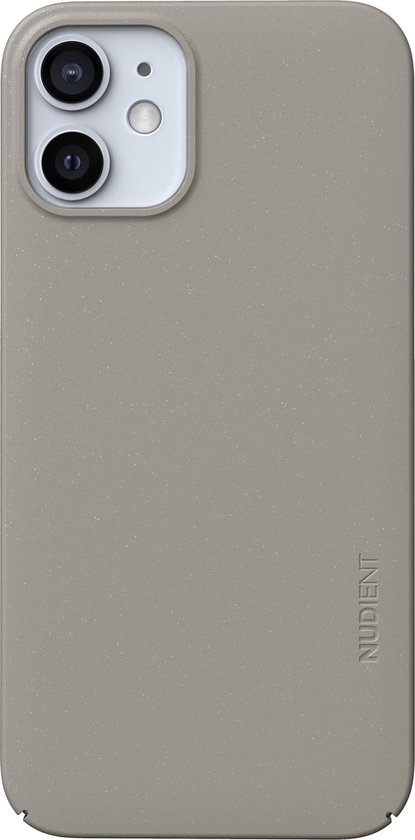 Nudient Thin Case iPhone 12 mini hoesje Beige
