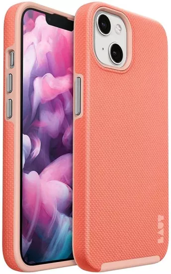 LAUT Shield iPhone 13 mini hoesje Coral