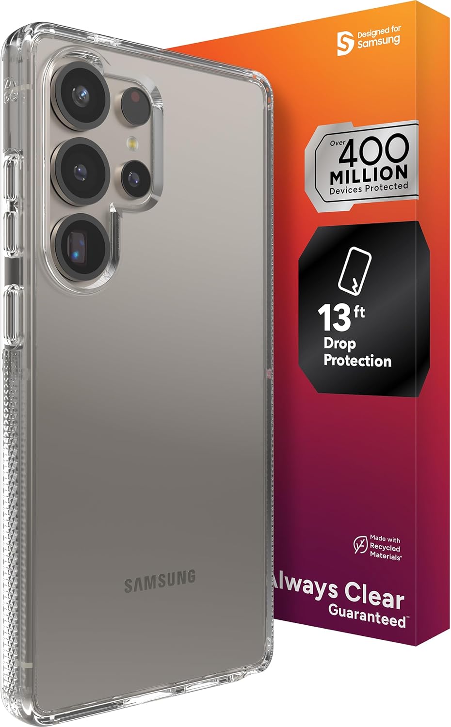 ZAGG Crystal Palace Galaxy S25 Ultra hoesje transparant