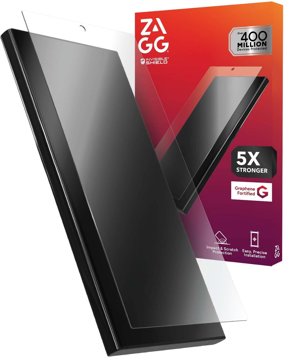 ZAGG invisibleShield Elite Galaxy S25 Ultra hoogwaardige screenprotector