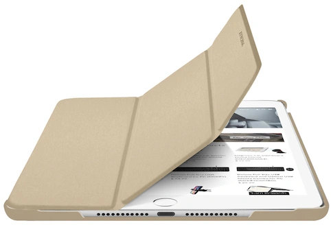 MacAlly BookStand iPad mini 2019 hoesje Goud