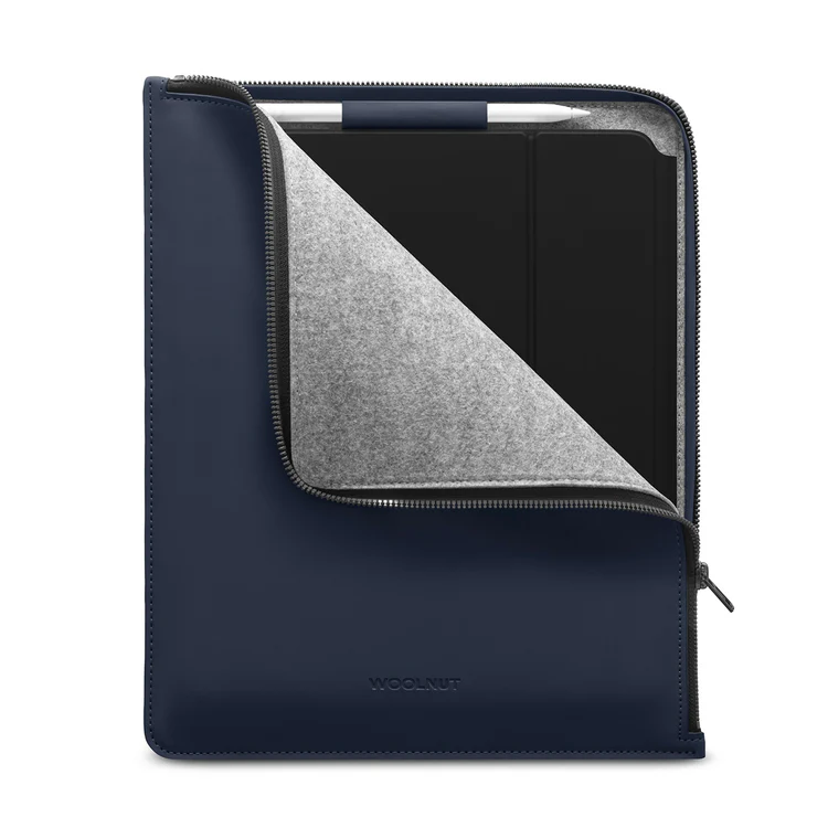 Woolnut Coated Folio iPad Pro 12,9 inch hoesje blauw