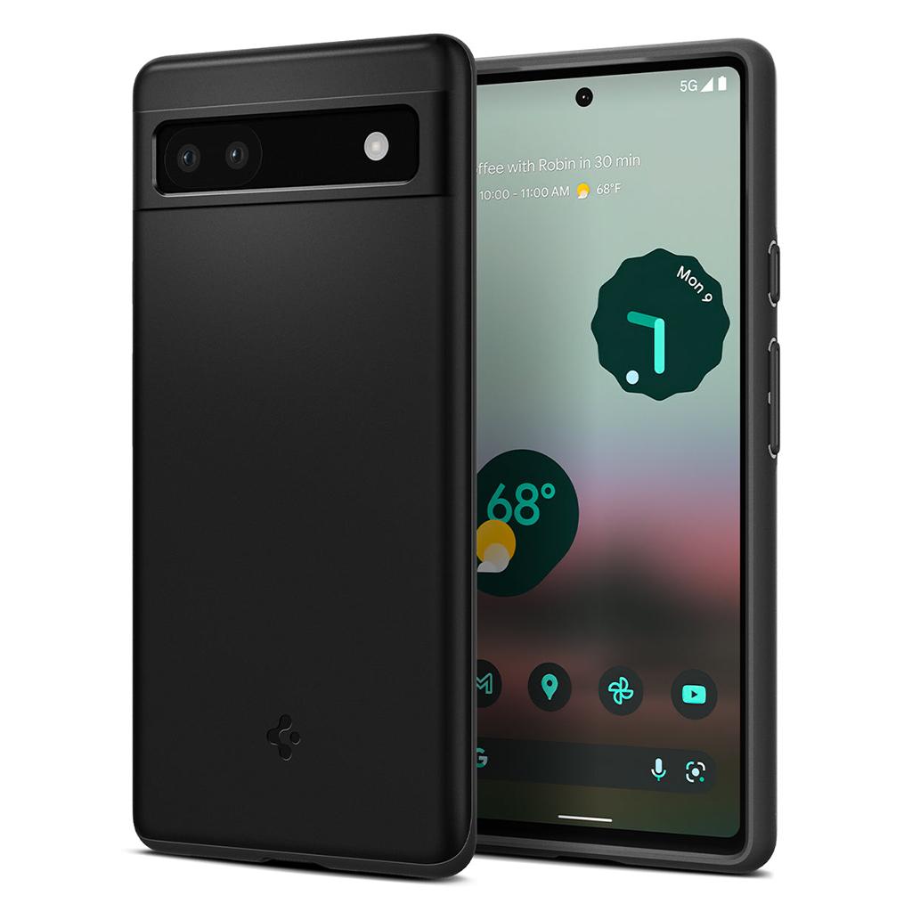 Spigen Thin Fit Pixel 6a hoesje Zwart