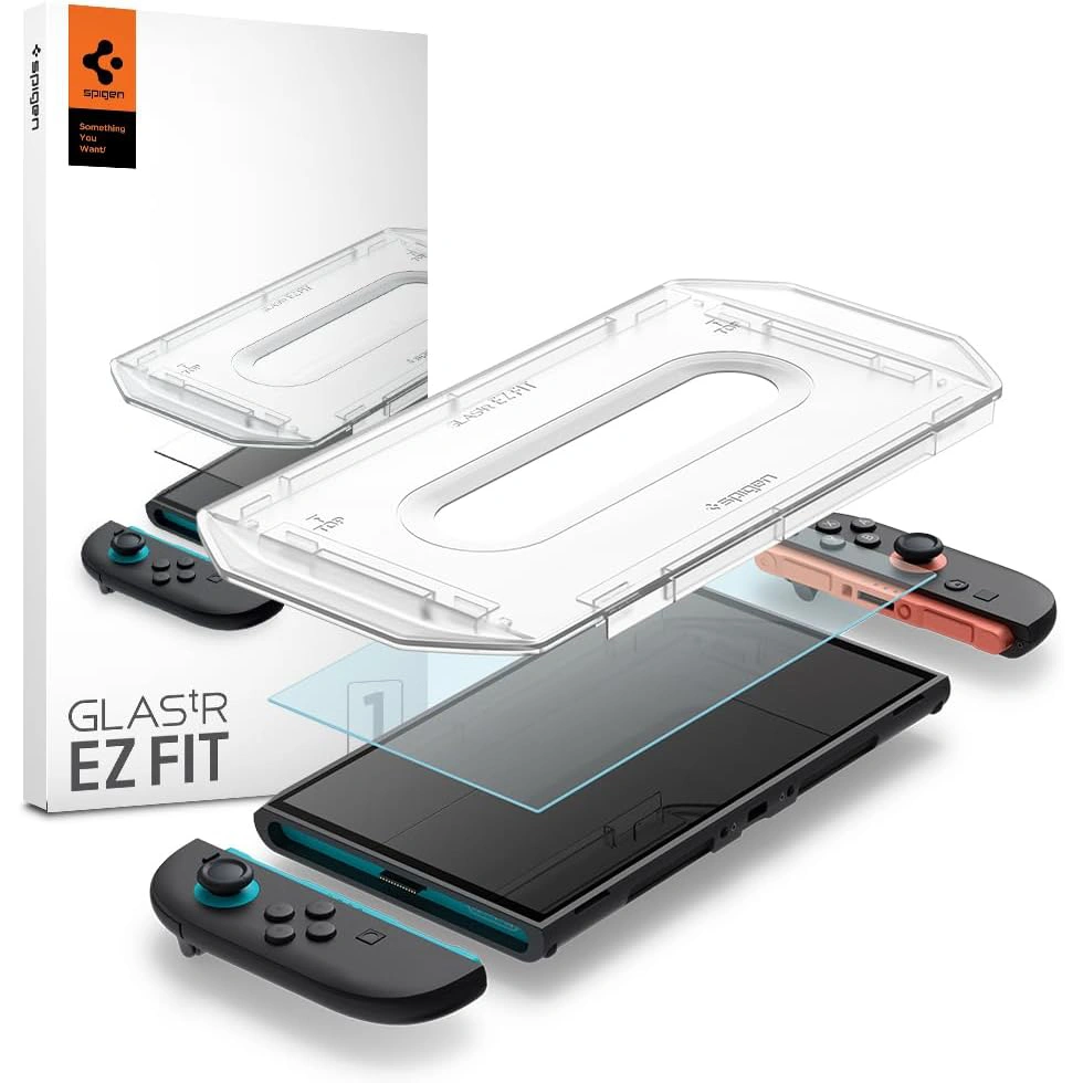 Spigen EZ Fit Nintendo Switch 2 screenprotector 2 pack