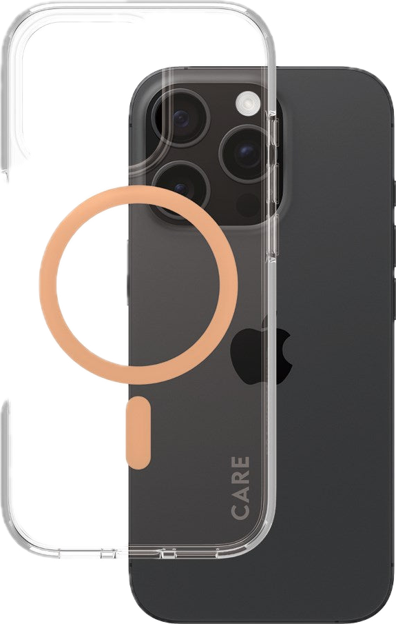 PanzerGlass CARE Urban Combat iPhone 16 Pro hoesje oranje